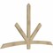 Ekena Millwork Alberta Rough Sawn Timber Gable Bracket, Douglas Fir, 84"W x 49"H x 2"D x 4"F, 14/12 Pitch GBW084X49X0204ALB00RDF - alternate 5